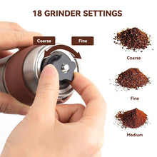 Load image into Gallery viewer, Manual Coffee Beans Grinder with Rubber Holder