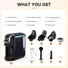 Load image into Gallery viewer, 4 in 1 Semi-automatic Capsule Coffee Machine CAFELIFE (MK-603)