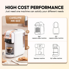 Load image into Gallery viewer, 4 in 1 Semi-automatic Capsule Coffee Machine CAFELIFE (MK-603)