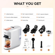 Load image into Gallery viewer, 5 in 1 Semi-automatic Capsule Coffee Machine CAFELIFE