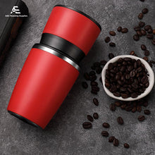 Load image into Gallery viewer, 2 in 1 Travel Coffee Maker Manual Coffee Grinder