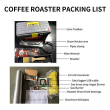 Load image into Gallery viewer, DY-2kg Electric/Gas Coffee Roaster Yoshan with 1 Year Warranty