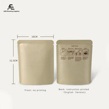 Load image into Gallery viewer, White Kraft Paper Pure Aluminum Drip Coffee Pouch 100pcs in a Pack