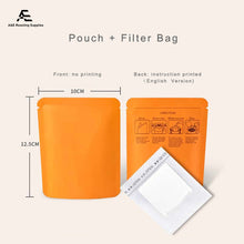 Load image into Gallery viewer, White Kraft Paper Pure Aluminum Drip Coffee Pouch 100pcs in a Pack