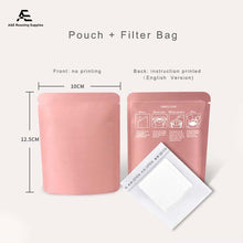 Load image into Gallery viewer, White Kraft Paper Pure Aluminum Drip Coffee Pouch 100pcs in a Pack