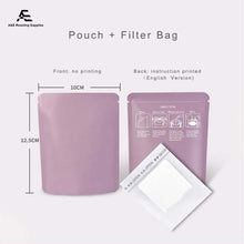 Load image into Gallery viewer, White Kraft Paper Pure Aluminum Drip Coffee Pouch 100pcs in a Pack