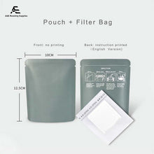 Load image into Gallery viewer, White Kraft Paper Pure Aluminum Drip Coffee Pouch 100pcs in a Pack