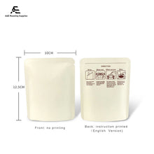 Load image into Gallery viewer, White Kraft Paper Pure Aluminum Drip Coffee Pouch 100pcs in a Pack