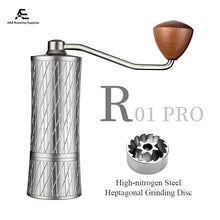 Загрузить изображение в средство просмотра галереи, Ручная кофемолка R01 PRO с измельчающим диском из нержавеющей стали