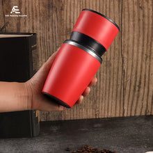 Load image into Gallery viewer, 2 in 1 Travel Coffee Maker Manual Coffee Grinder