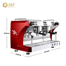 Load image into Gallery viewer, CRM3120C Two-group Commercial Espresso Coffee Machine Gemilai