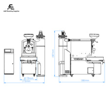 Load image into Gallery viewer, YS-6kg Cast Iron Drum Coffee Roaster Yoshan