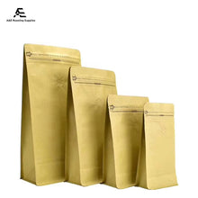 Load image into Gallery viewer, Aluminum Laminated Flat-bottom Plastic Bags 100pcs in a Pack