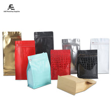Load image into Gallery viewer, Aluminum Laminated Flat-bottom Plastic Bags 100pcs in a Pack