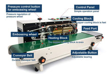 Ladda upp bild till gallerivisning, Semi-automatic Heat Sealing Machine for Plastic Bags
