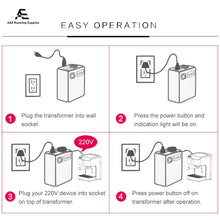 Ladda upp bild till gallerivisning, Powerful Voltage Transformer 110V to 220V
