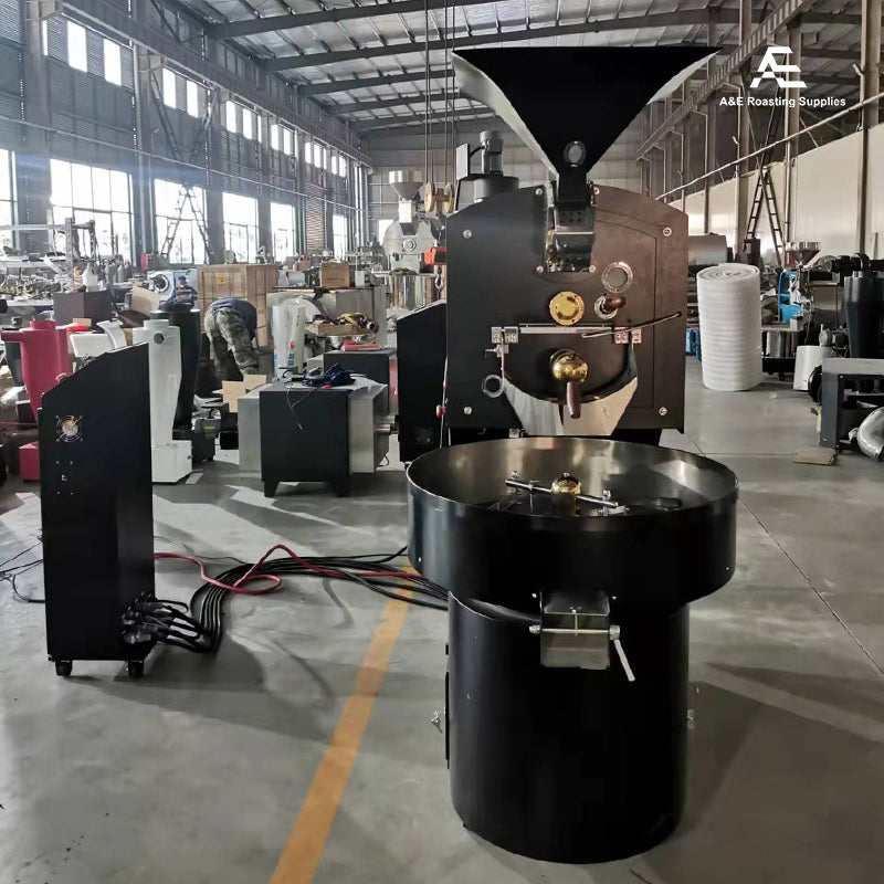 YS-12kg Cast Iron Drum Coffee Roaster Yoshan – A&E Coffee Equipment