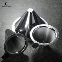 Load image into Gallery viewer, Pour Over Coffee Maker 400ml 600ml 800ml with Wood Holder