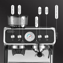 Load image into Gallery viewer, Italian Barsetto BAE02 Espresso Coffee Machine with Grinder