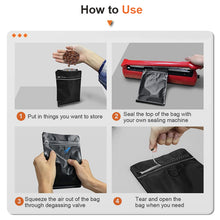 Load image into Gallery viewer, Aluminum Laminated Flat-bottom Plastic Bags 100pcs in a Pack