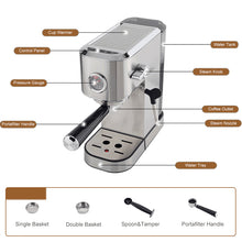 Load image into Gallery viewer, CM5200 Home Semi-automatic Espresso Coffee Machine
