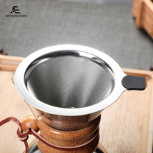 Load image into Gallery viewer, Pour Over Coffee Maker 400ml 600ml 800ml with Wood Holder