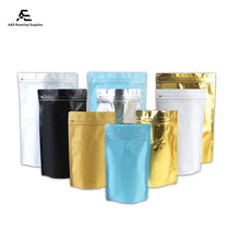 Load image into Gallery viewer, Aluminum Laminated Plastic Stand-up Bags 100pcs in a Pack