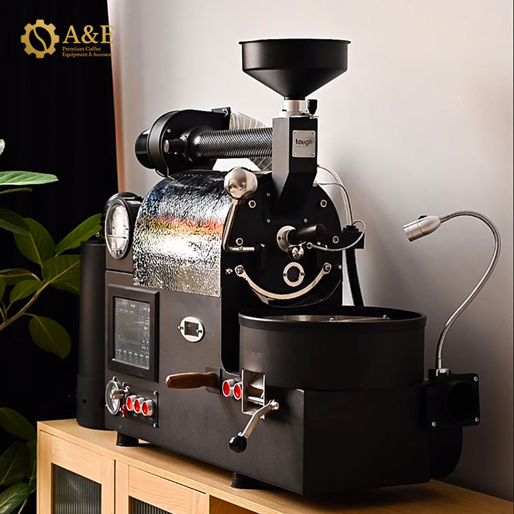 800g Home/Sample Cast Iron Drum Coffee Roaster Gas/Electric
