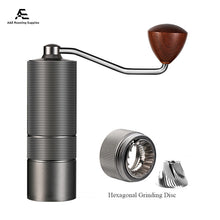 Load image into Gallery viewer, Stainless Steel Disc Manual Coffee Beans Grinder
