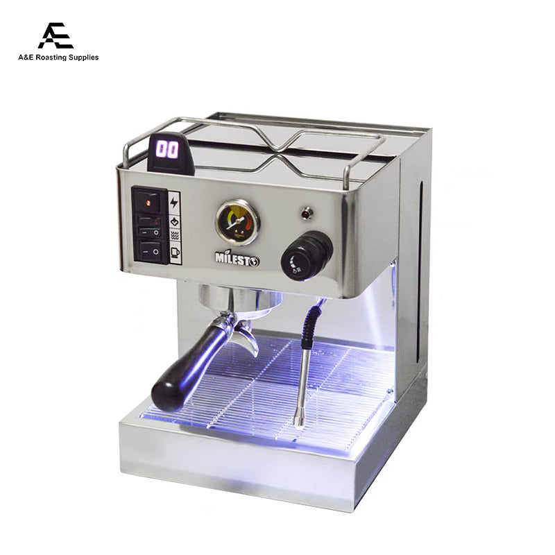 W*.様 Milesto Espresso Machine エスプレッソマシン MILESTO EM-18 Home Espresso Coffee Machine – A&E Coffee Equipment