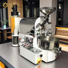 Load image into Gallery viewer, محمصة قهوة يوشان الجديدة SD-1.5 كجم ذات أسطوانة من الحديد الزهر 
