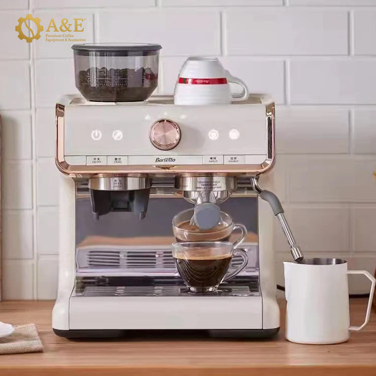Italian Barsetto BAE01 Espresso Coffee Machine with Grinder – A&E