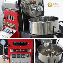 Load image into Gallery viewer, محمصة قهوة كهربائية/غازية يوشان سعة 1 كجم مع ضمان لمدة عامين
