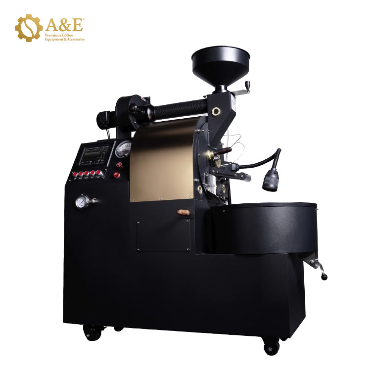 Commercial  3kg Cast Iron Drum Coffee Roaster Gas with LED Display