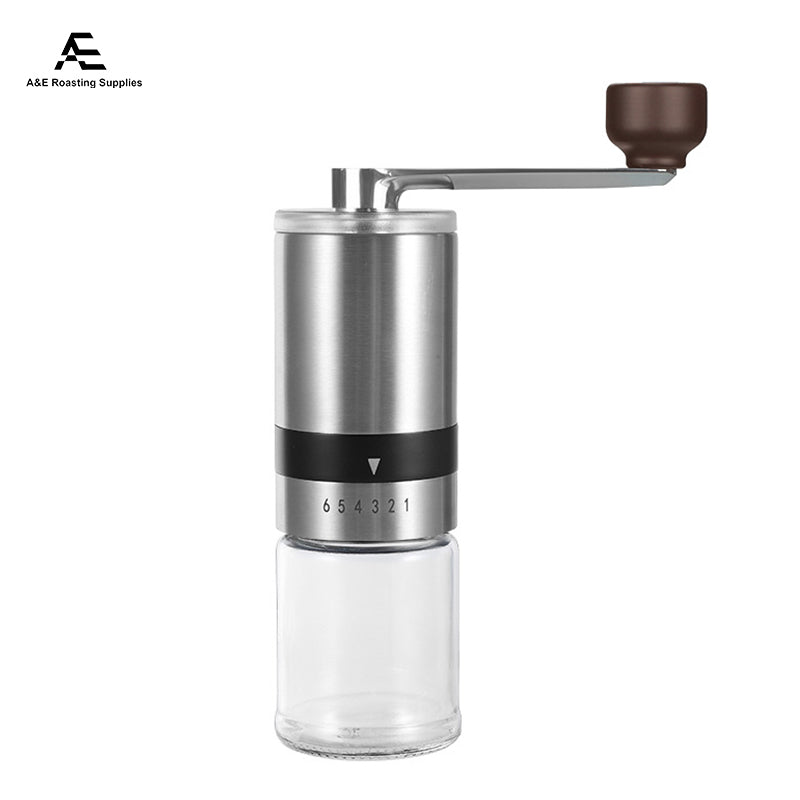 Manual Coffee Grinder with 6 Adjustable Coarseness Settings
