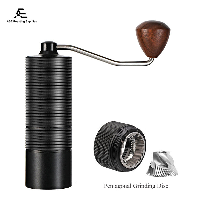 Stainless Steel Disc Manual Coffee Beans Grinder