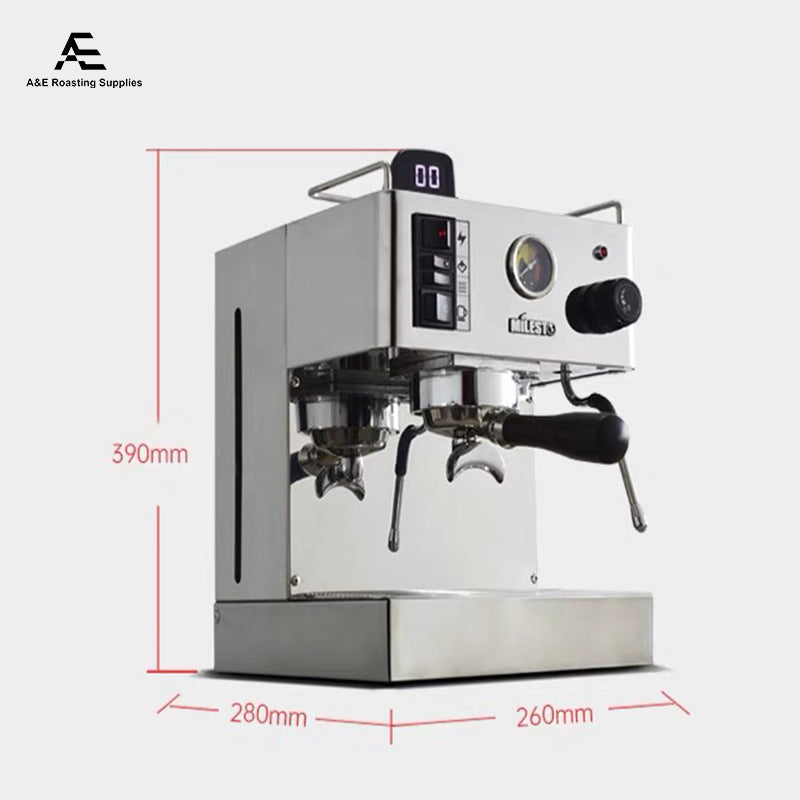 MILESTO EM-18 Home Espresso Coffee Machine – A&E Coffee Equipment