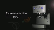 Загружайте и воспроизводите видео в средстве просмотра галереи Gemilai CRM3005E Semi-automatic Espresso Coffee Machine
