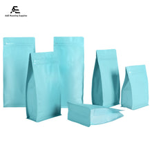 Загрузить изображение в средство просмотра галереи, Aluminum Laminated Flat-bottom Plastic Bags 100pcs in a Pack
