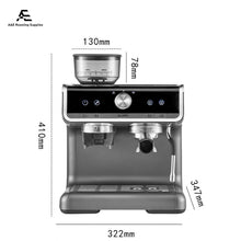Ladda upp bild till gallerivisning, Italian Barsetto BAE01 Espresso Coffee Machine with Grinder
