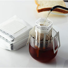 Lade das Bild in den Galerie-Viewer, Portable Drip Coffee Filter Bag with Hanging Ear 100pcs in a Pack
