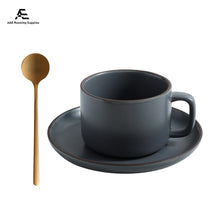 Загрузить изображение в средство просмотра галереи, Nordic Style Ceramic Cup with Plate and Spoon
